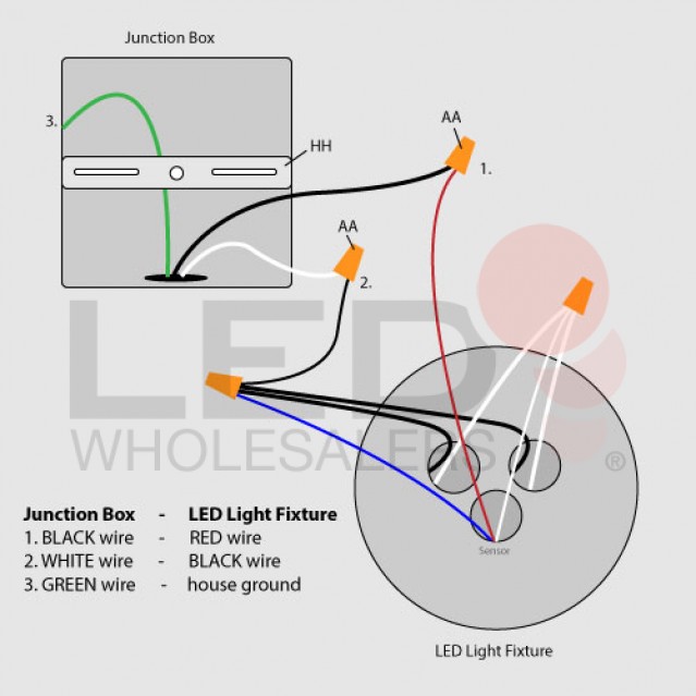 Motion Light Wiring Diagram from shop.ledwholesalers.com